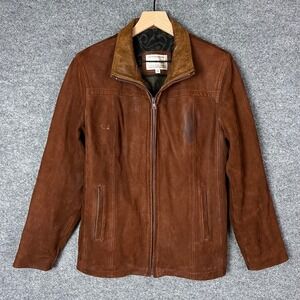 Lone Pine American Made women Brown Leather Jacket Size S Southwestern Lining